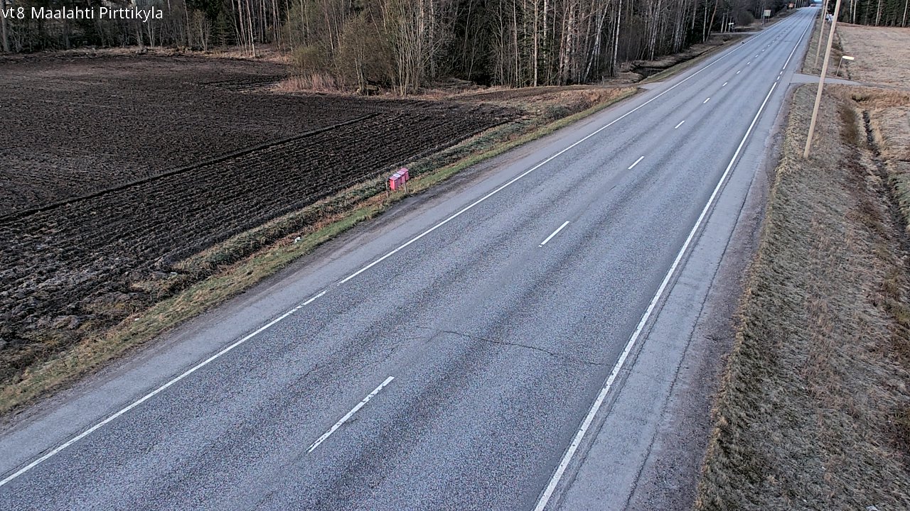 Weather Camera Image Väg 8 Malax, Pörtom, Maalahti, Pohjanmaa