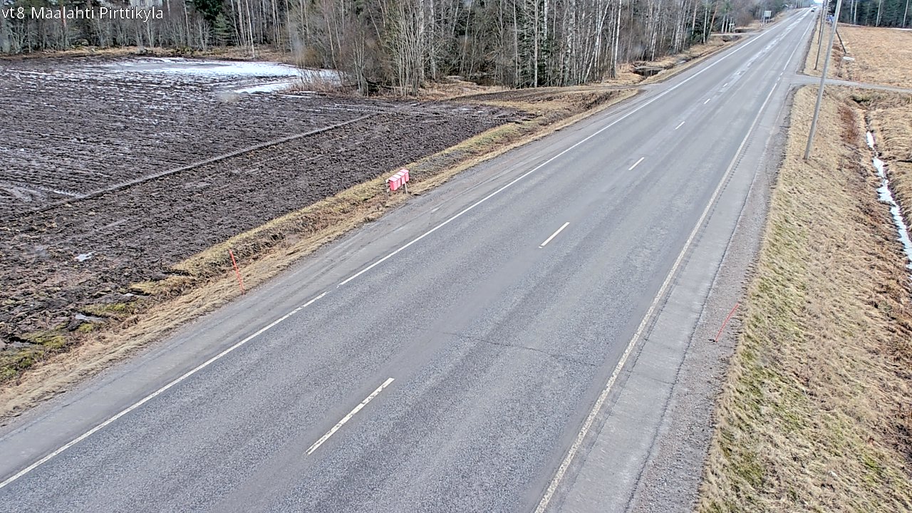 Weather Camera Image Väg 8 Malax, Pörtom, Maalahti, Pohjanmaa