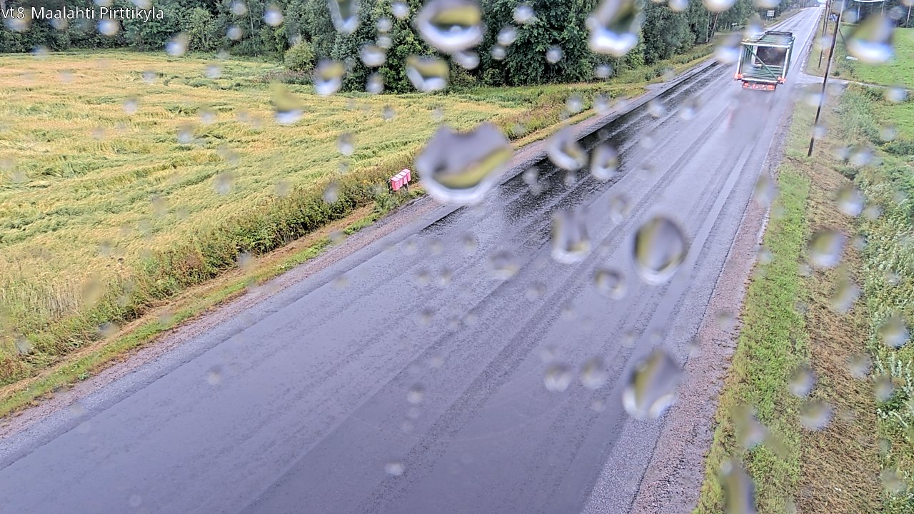 Weather Camera Image Väg 8 Malax, Pörtom, Maalahti, Pohjanmaa