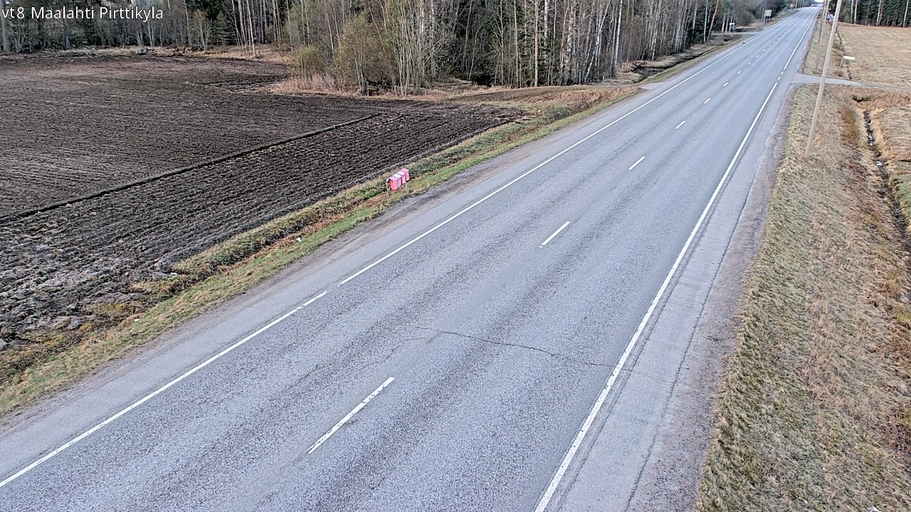 Weather Camera Image Väg 8 Malax, Pörtom, Maalahti, Pohjanmaa