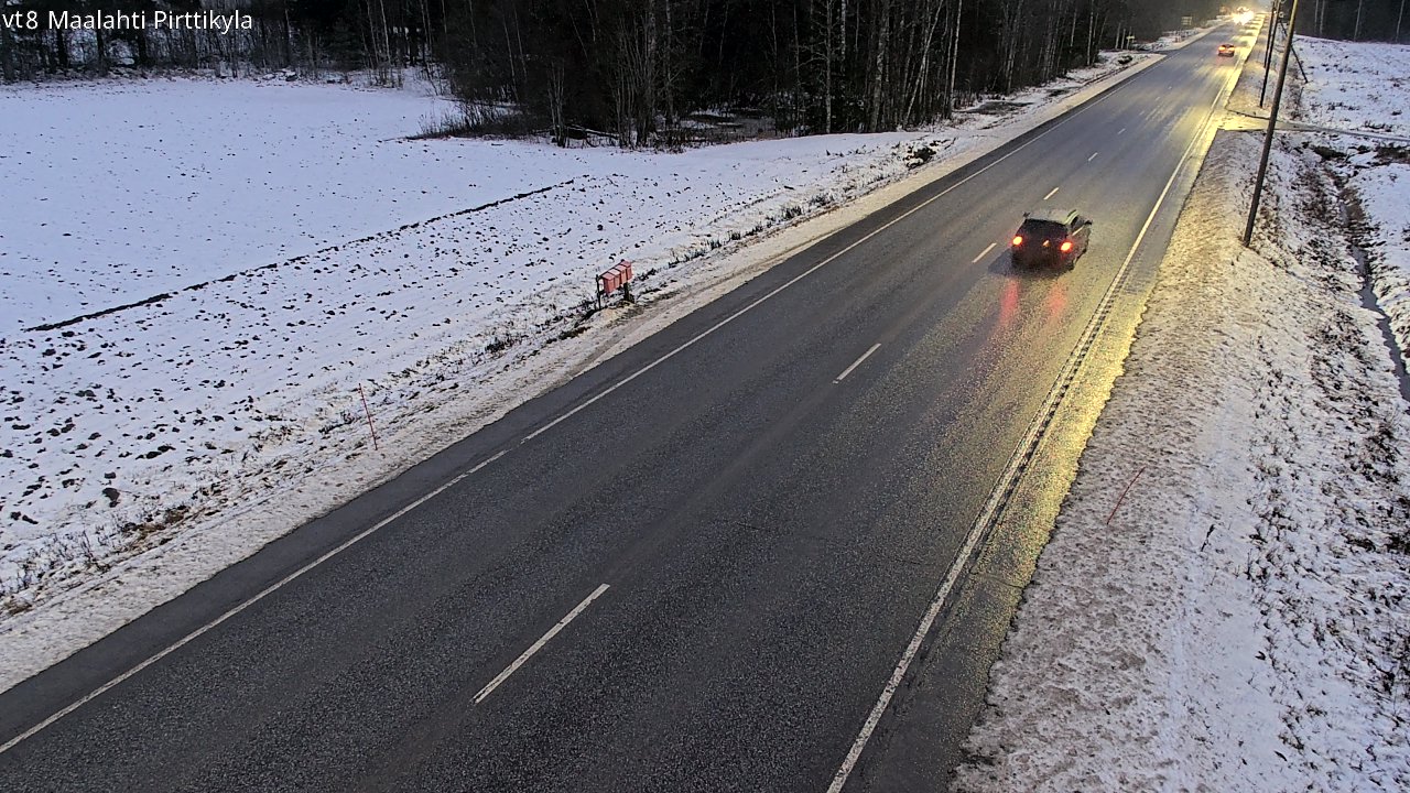 Weather Camera Image Väg 8 Malax, Pörtom, Maalahti, Pohjanmaa