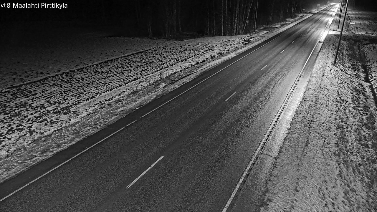 Weather Camera Image Väg 8 Malax, Pörtom, Maalahti, Pohjanmaa