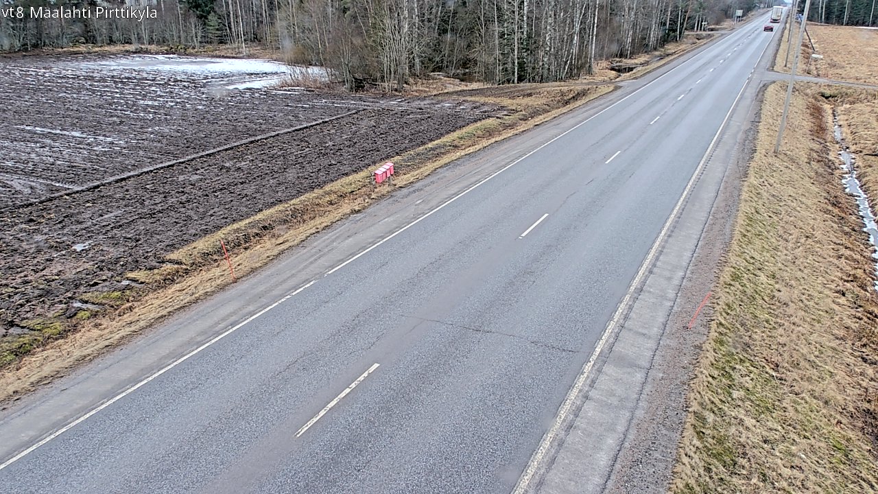 Weather Camera Image Väg 8 Malax, Pörtom, Maalahti, Pohjanmaa