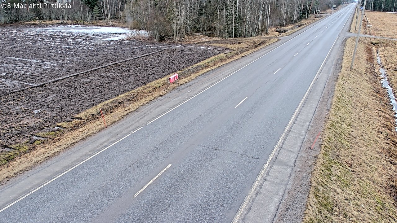 Weather Camera Image Väg 8 Malax, Pörtom, Maalahti, Pohjanmaa