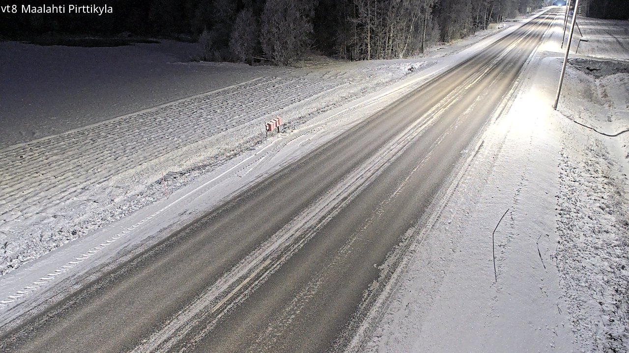 Weather Camera Image Väg 8 Malax, Pörtom, Maalahti, Pohjanmaa