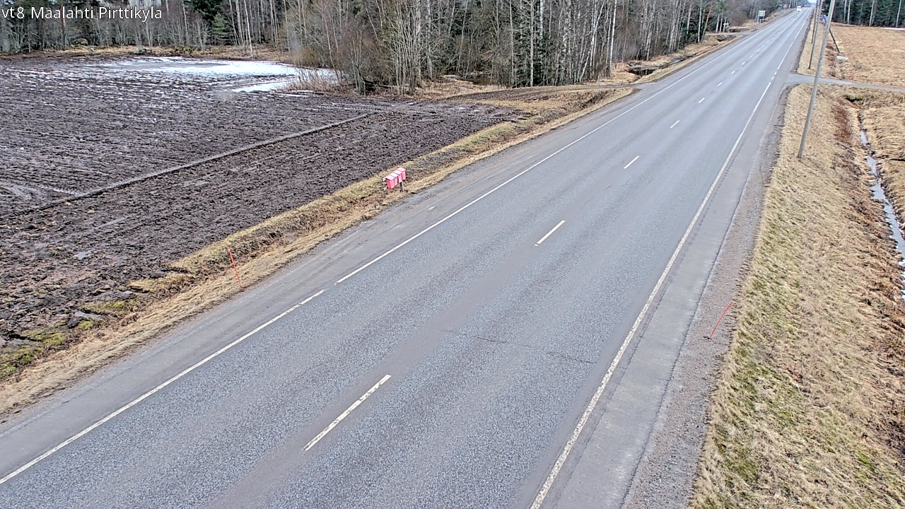 Weather Camera Image Väg 8 Malax, Pörtom, Maalahti, Pohjanmaa