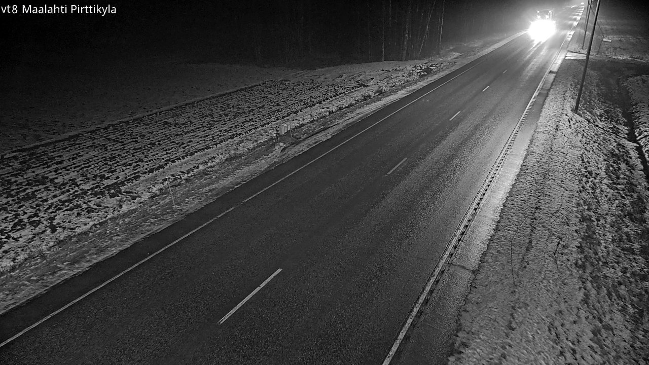 Weather Camera Image Väg 8 Malax, Pörtom, Maalahti, Pohjanmaa