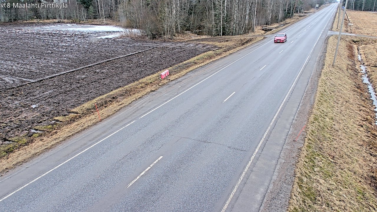 Weather Camera Image Väg 8 Malax, Pörtom, Maalahti, Pohjanmaa