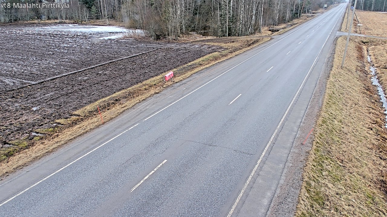 Weather Camera Image Väg 8 Malax, Pörtom, Maalahti, Pohjanmaa