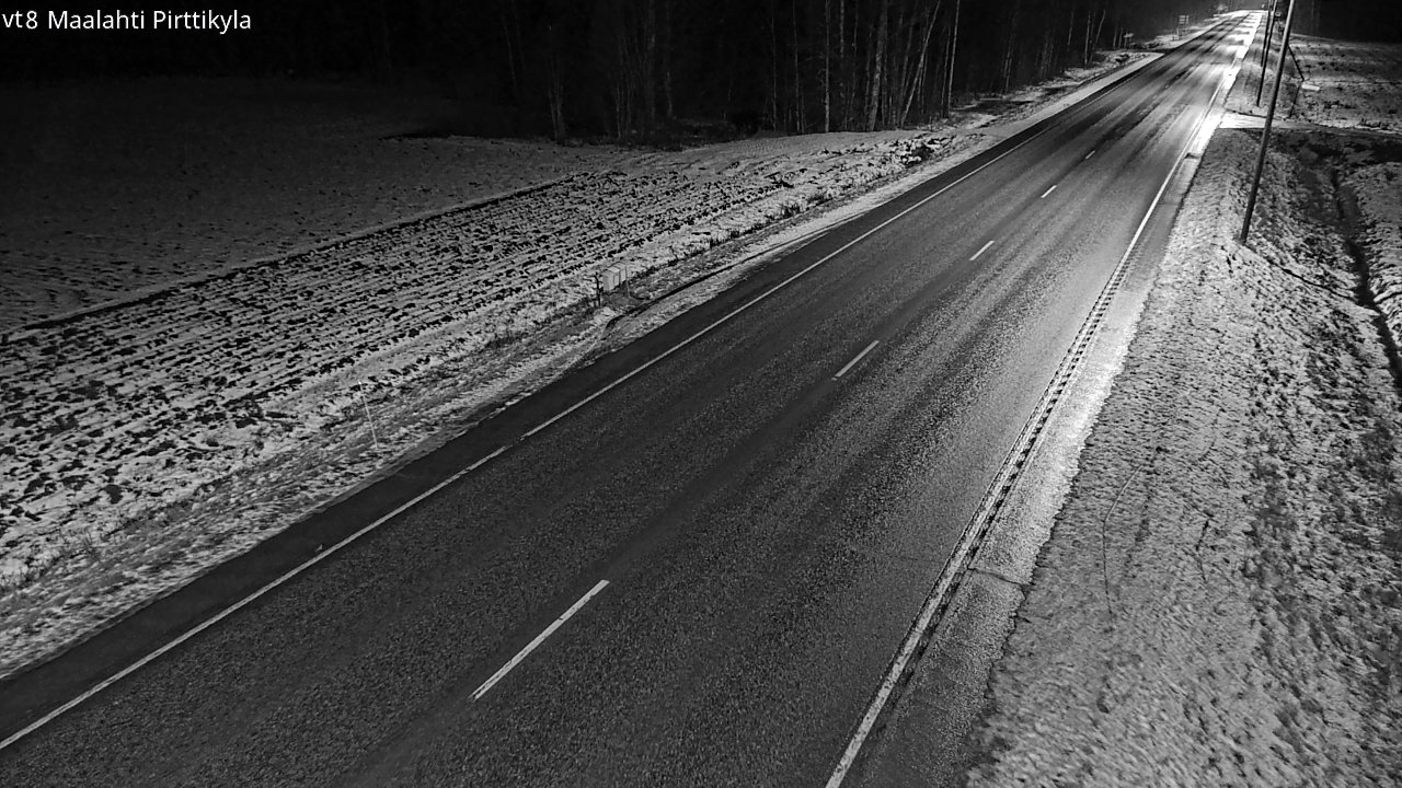 Weather Camera Image Väg 8 Malax, Pörtom, Maalahti, Pohjanmaa