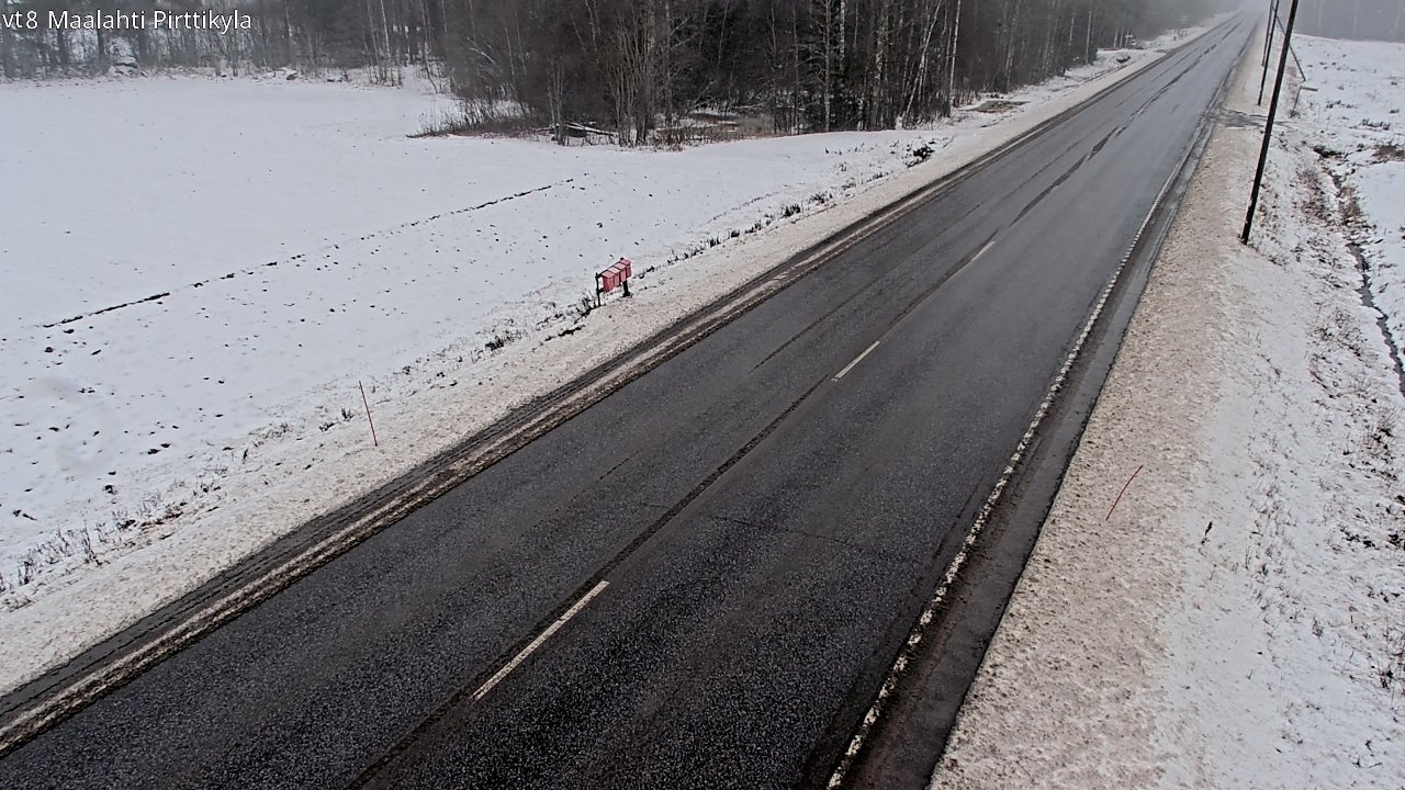 Weather Camera Image Väg 8 Malax, Pörtom, Maalahti, Pohjanmaa