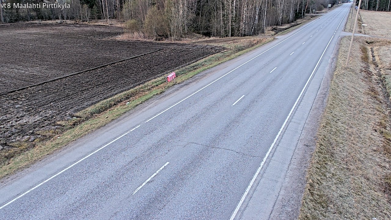 Weather Camera Image Väg 8 Malax, Pörtom, Maalahti, Pohjanmaa