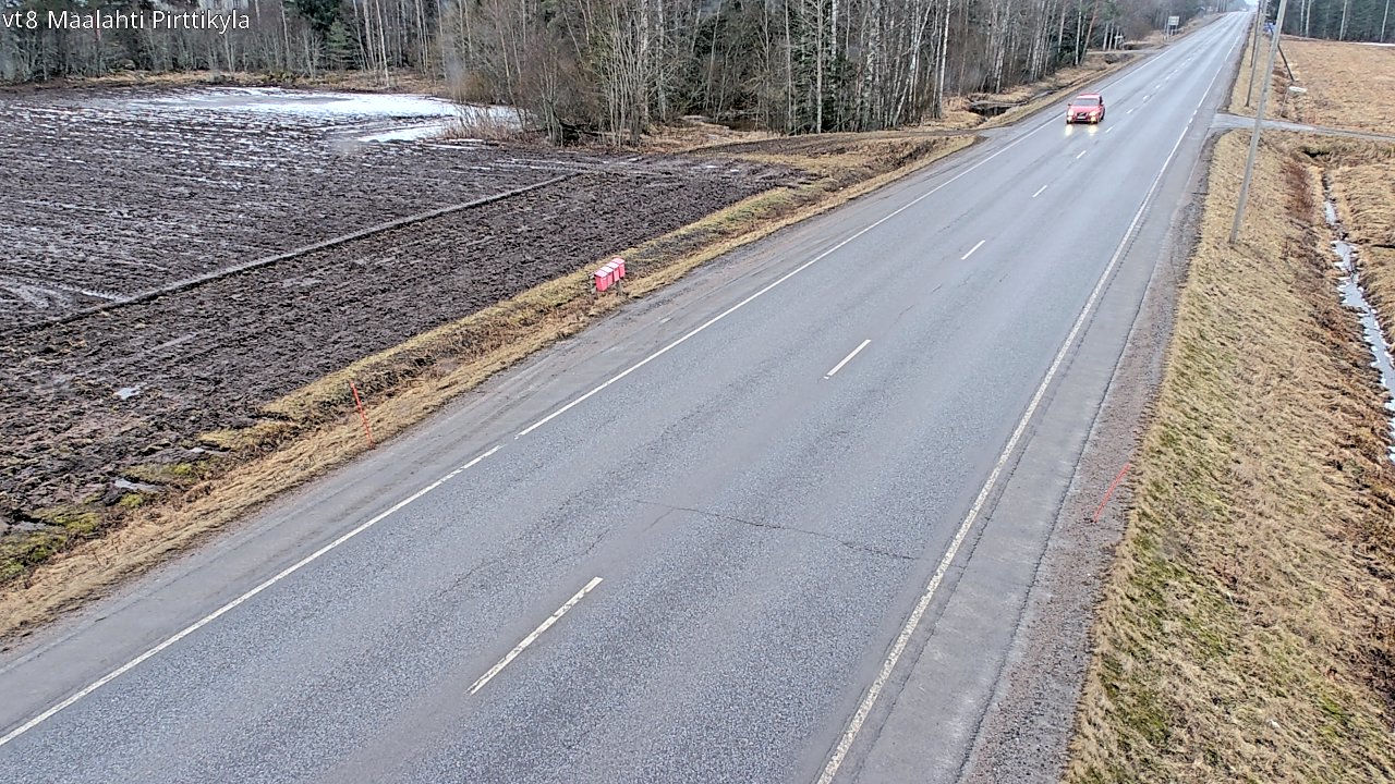 Weather Camera Image Väg 8 Malax, Pörtom, Maalahti, Pohjanmaa