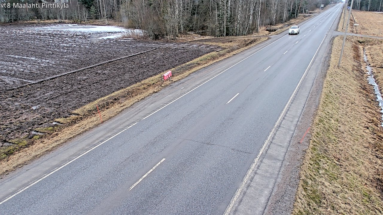Weather Camera Image Väg 8 Malax, Pörtom, Maalahti, Pohjanmaa