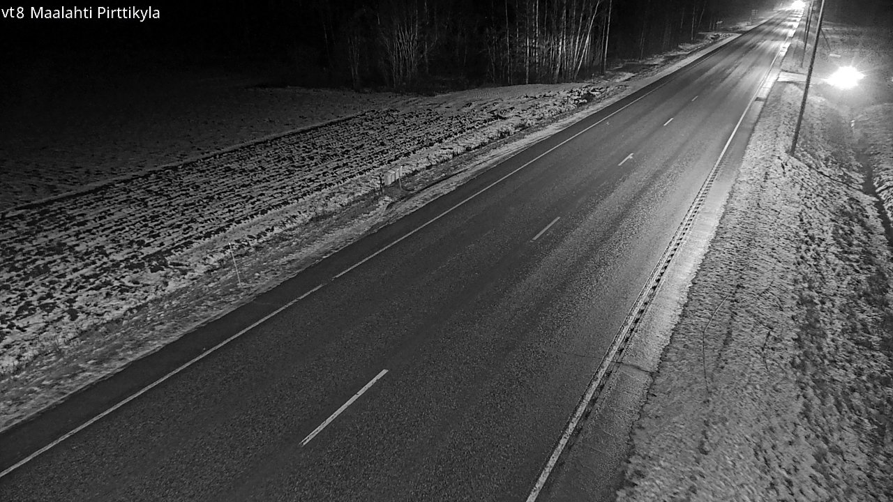 Weather Camera Image Väg 8 Malax, Pörtom, Maalahti, Pohjanmaa