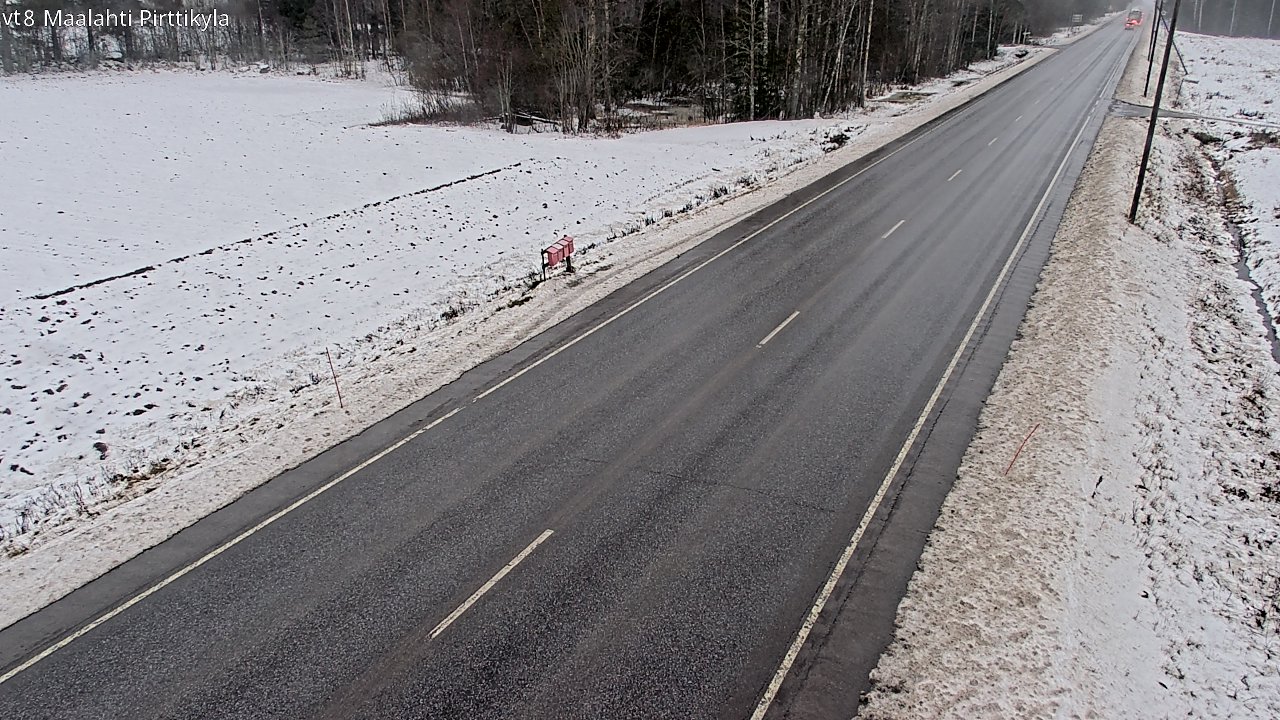 Weather Camera Image Väg 8 Malax, Pörtom, Maalahti, Pohjanmaa