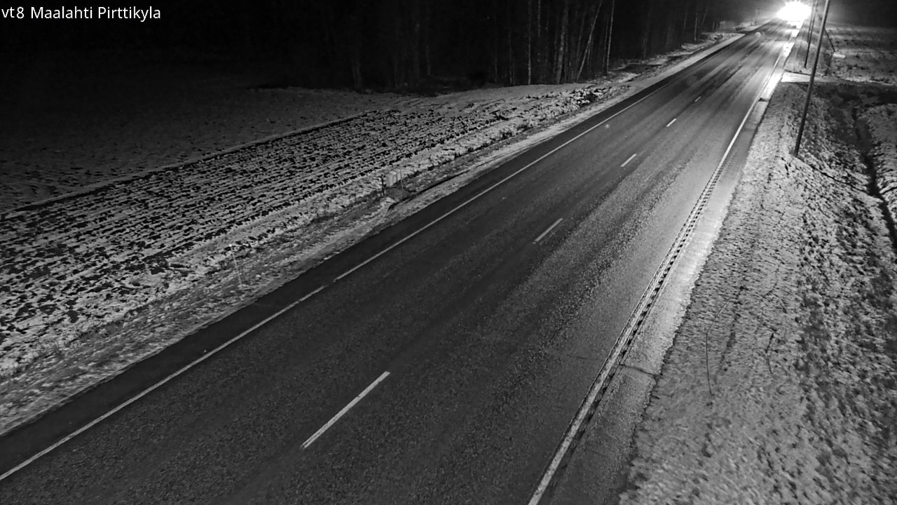 Weather Camera Image Väg 8 Malax, Pörtom, Maalahti, Pohjanmaa