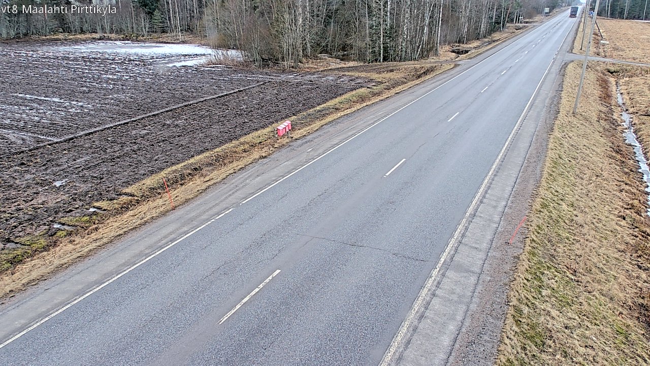 Weather Camera Image Väg 8 Malax, Pörtom, Maalahti, Pohjanmaa