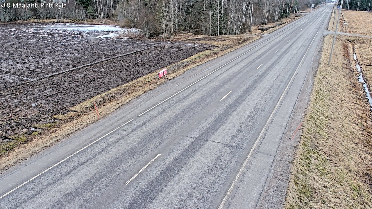 Weather Camera Image Väg 8 Malax, Pörtom, Maalahti, Pohjanmaa