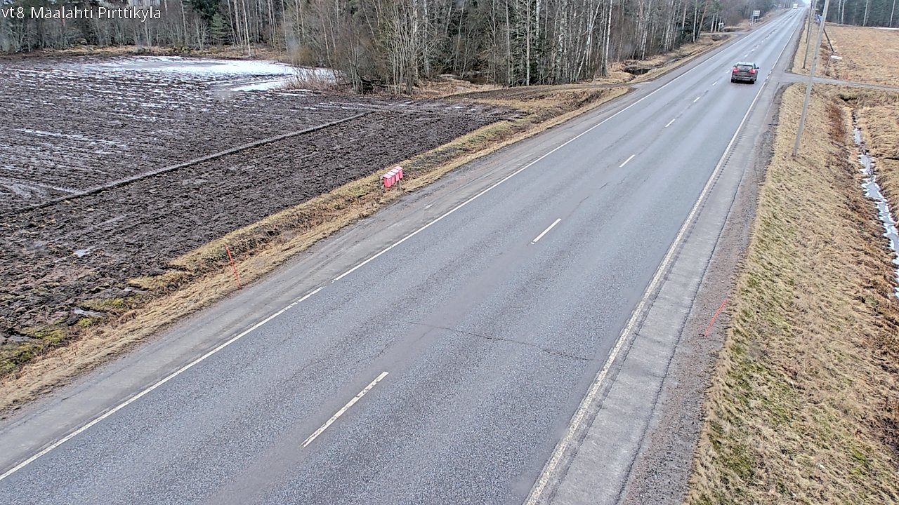 Weather Camera Image Väg 8 Malax, Pörtom, Maalahti, Pohjanmaa