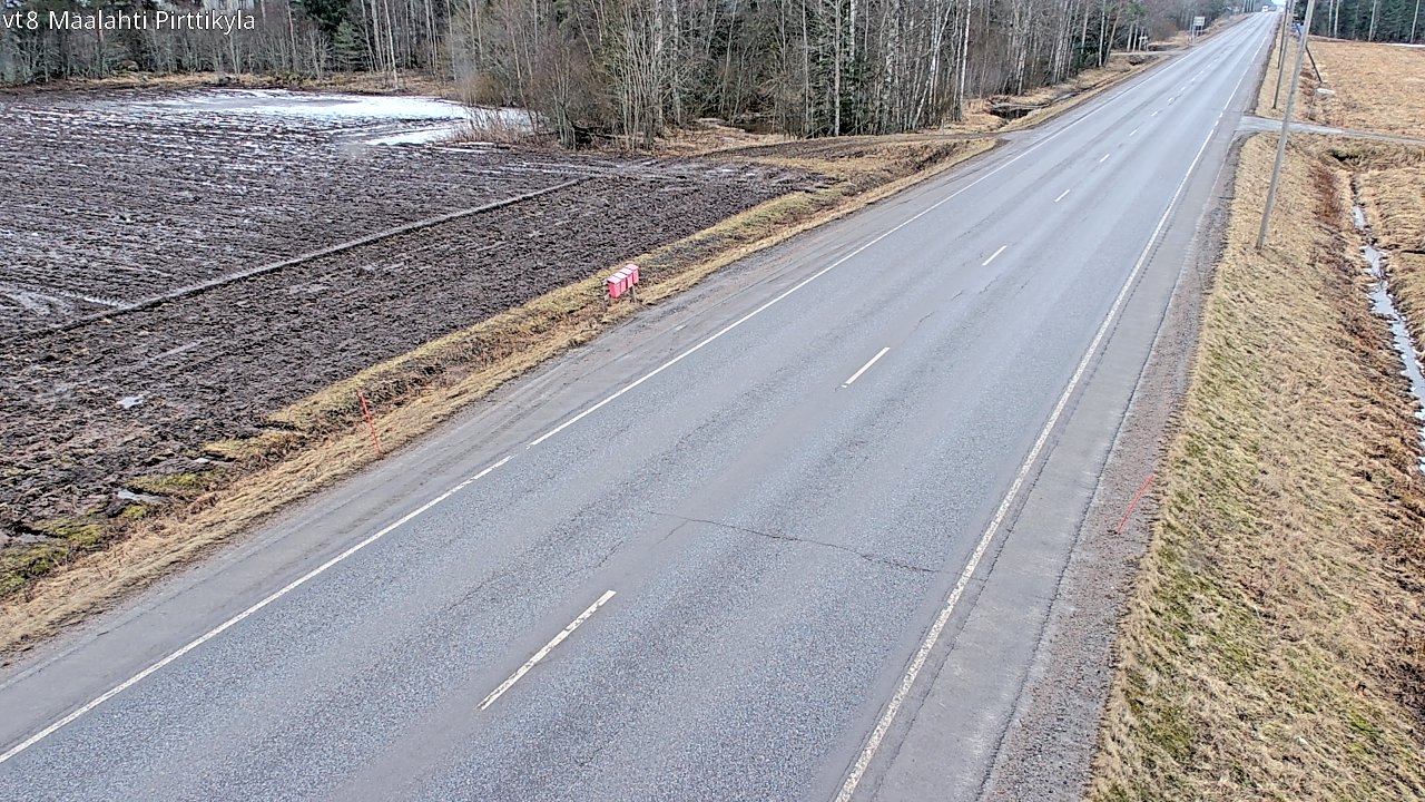 Weather Camera Image Väg 8 Malax, Pörtom, Maalahti, Pohjanmaa