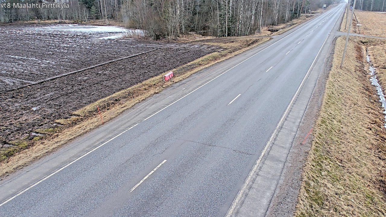 Weather Camera Image Väg 8 Malax, Pörtom, Maalahti, Pohjanmaa