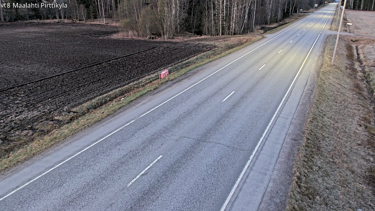 Weather Camera Image Väg 8 Malax, Pörtom, Maalahti, Pohjanmaa