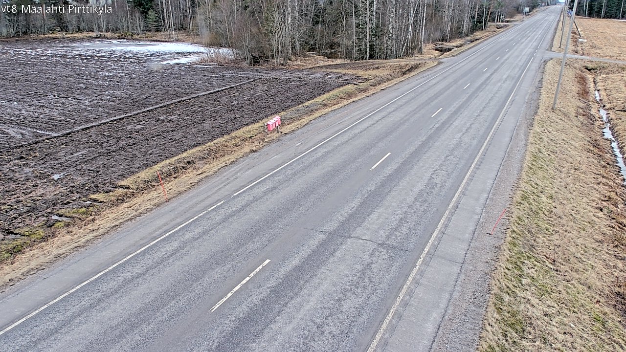 Weather Camera Image Väg 8 Malax, Pörtom, Maalahti, Pohjanmaa