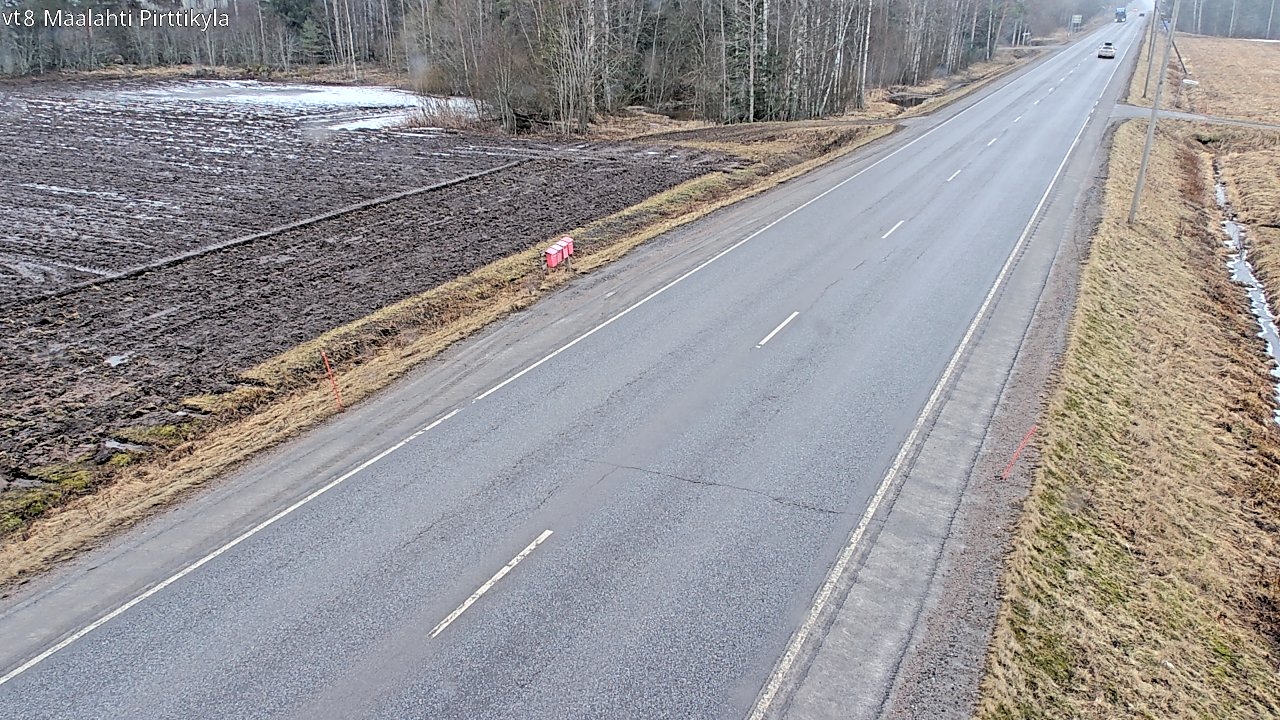 Weather Camera Image Väg 8 Malax, Pörtom, Maalahti, Pohjanmaa