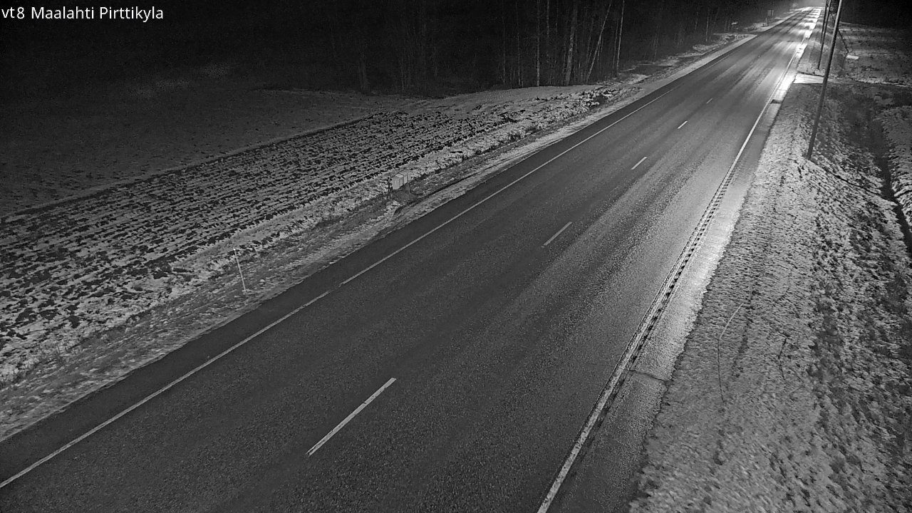 Weather Camera Image Väg 8 Malax, Pörtom, Maalahti, Pohjanmaa