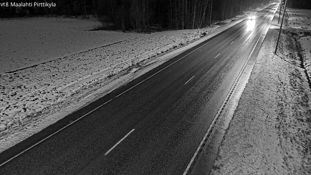 Weather Camera Image Väg 8 Malax, Pörtom, Maalahti, Pohjanmaa