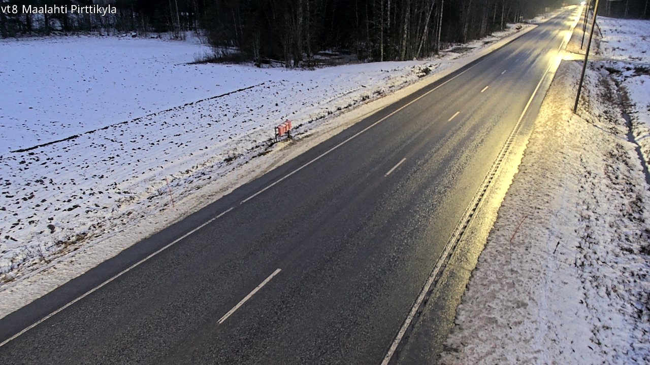 Weather Camera Image Väg 8 Malax, Pörtom, Maalahti, Pohjanmaa