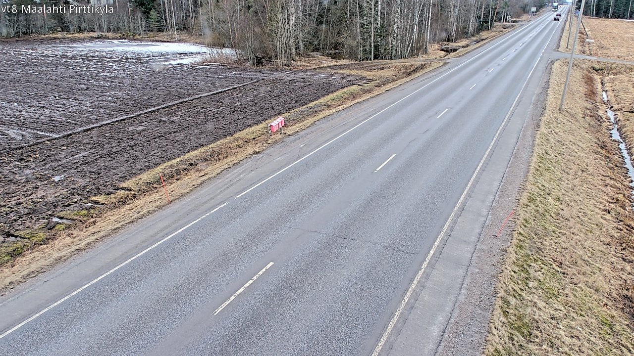 Weather Camera Image Väg 8 Malax, Pörtom, Maalahti, Pohjanmaa