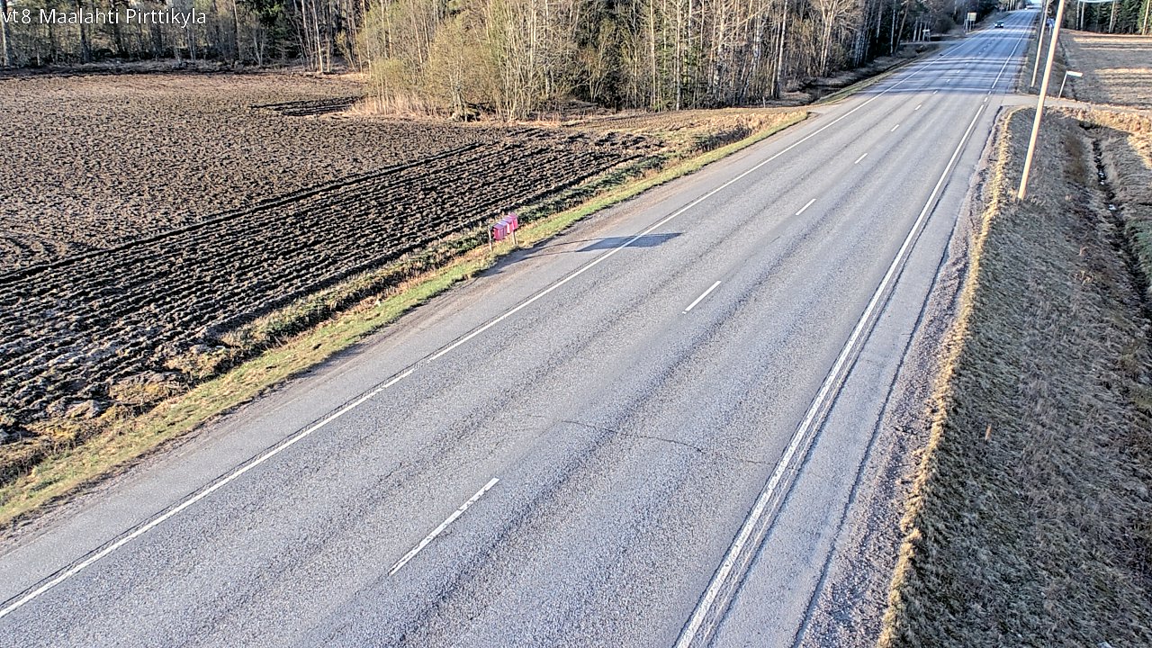 Weather Camera Image Väg 8 Malax, Pörtom, Maalahti, Pohjanmaa