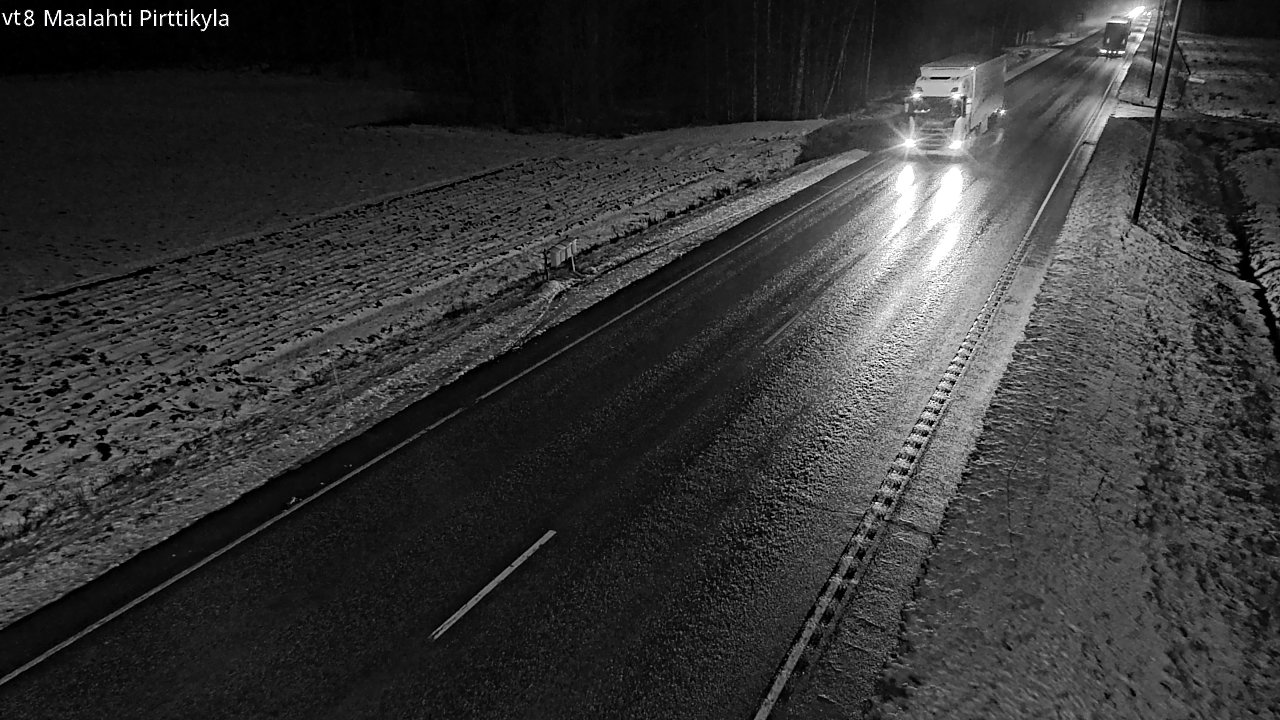 Weather Camera Image Väg 8 Malax, Pörtom, Maalahti, Pohjanmaa