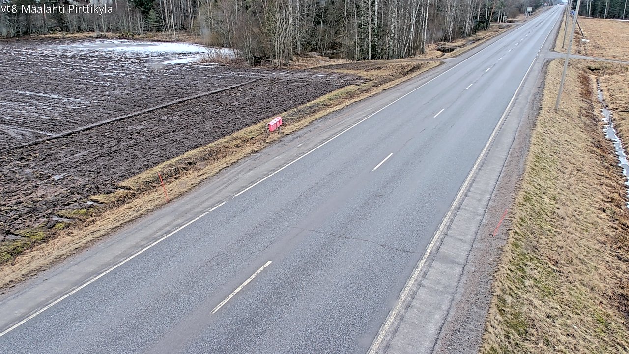 Weather Camera Image Väg 8 Malax, Pörtom, Maalahti, Pohjanmaa