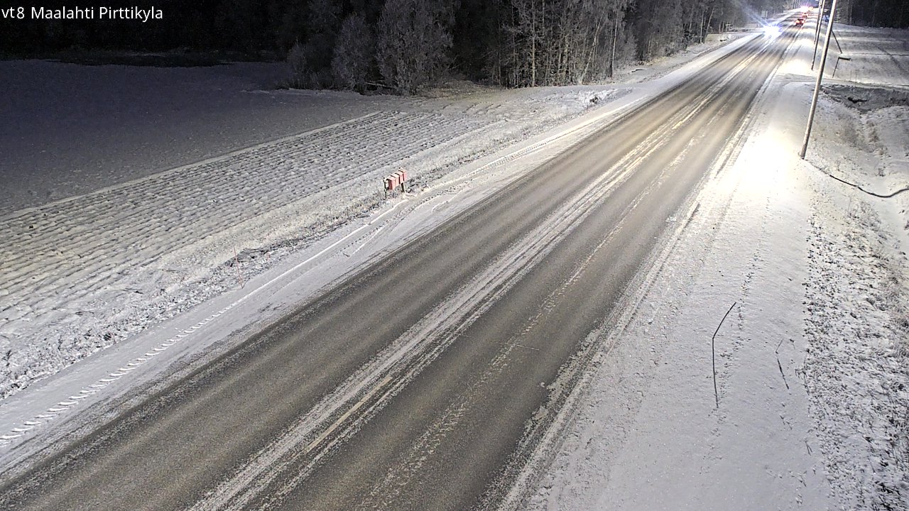 Weather Camera Image Väg 8 Malax, Pörtom, Maalahti, Pohjanmaa