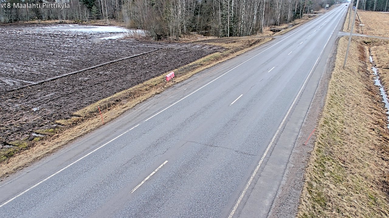 Weather Camera Image Väg 8 Malax, Pörtom, Maalahti, Pohjanmaa