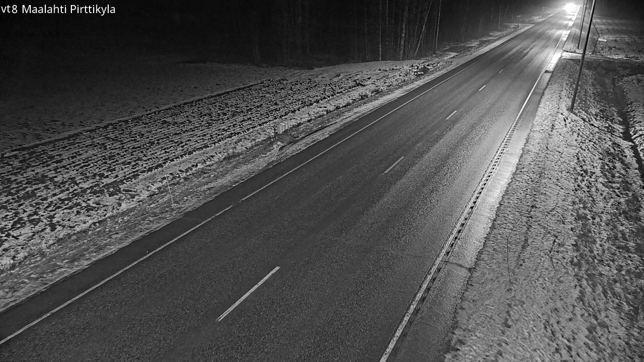 Weather Camera Image Väg 8 Malax, Pörtom, Maalahti, Pohjanmaa