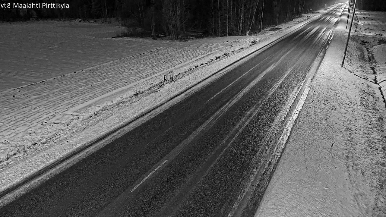 Weather Camera Image Väg 8 Malax, Pörtom, Maalahti, Pohjanmaa
