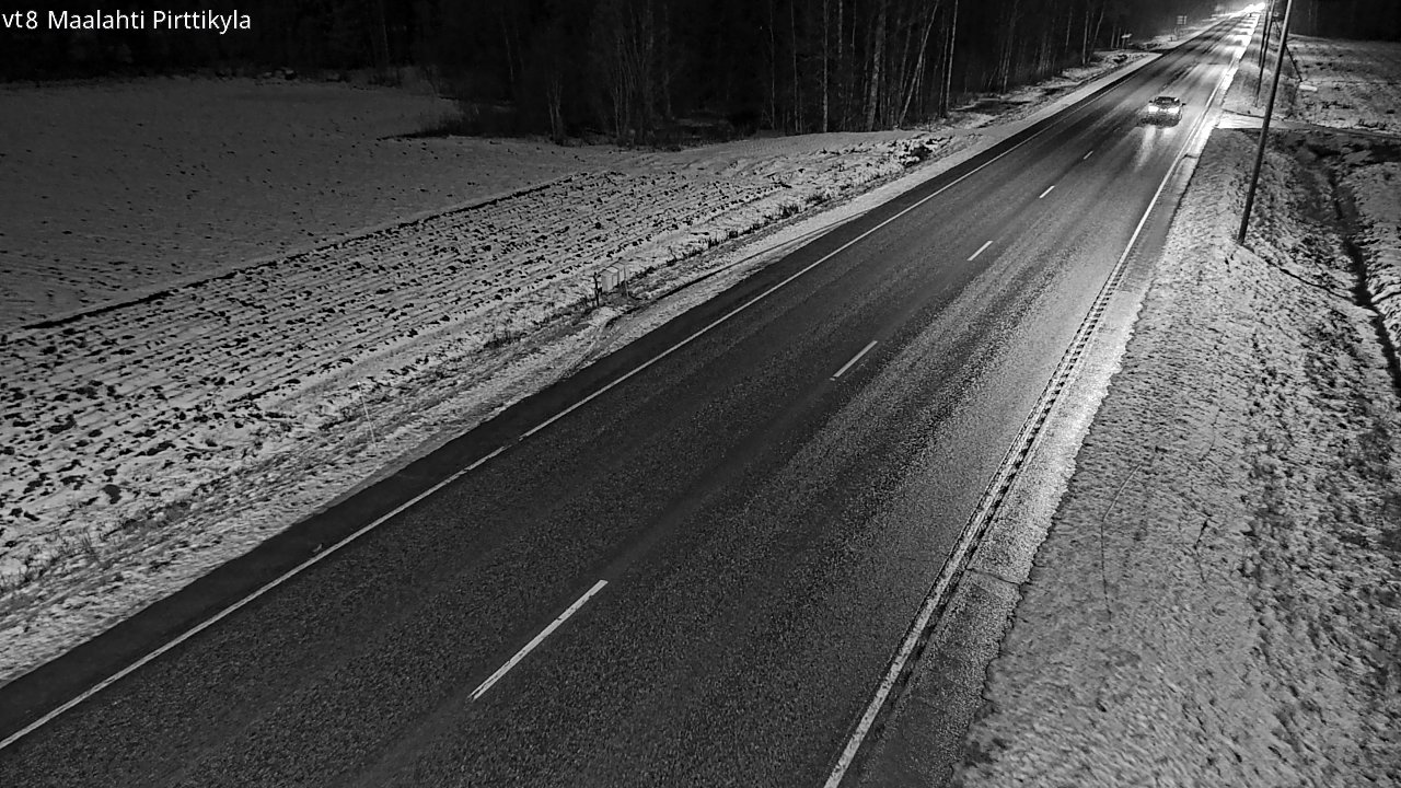 Weather Camera Image Väg 8 Malax, Pörtom, Maalahti, Pohjanmaa