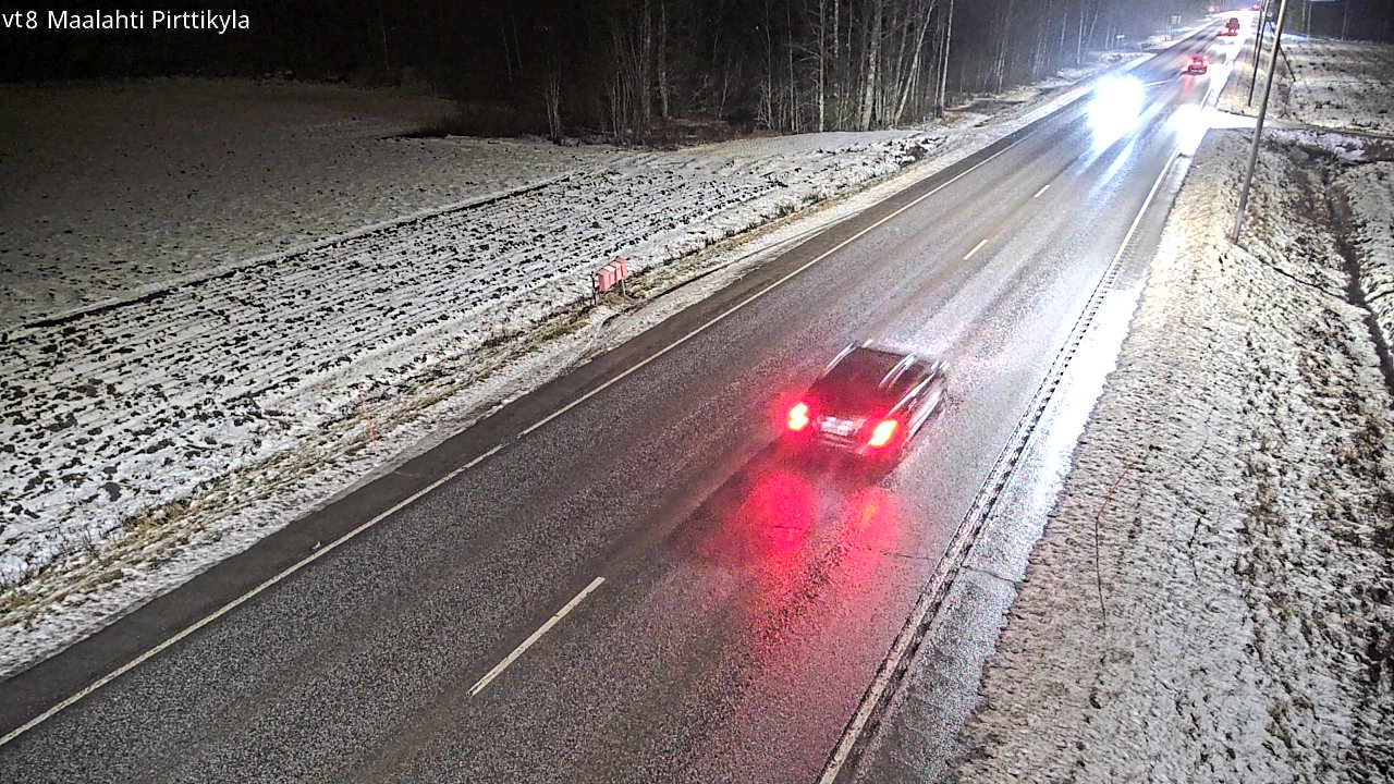 Weather Camera Image Väg 8 Malax, Pörtom, Maalahti, Pohjanmaa