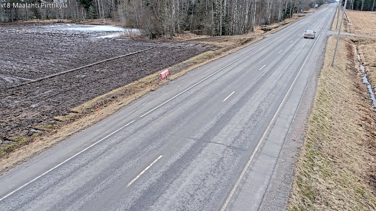 Weather Camera Image Väg 8 Malax, Pörtom, Maalahti, Pohjanmaa