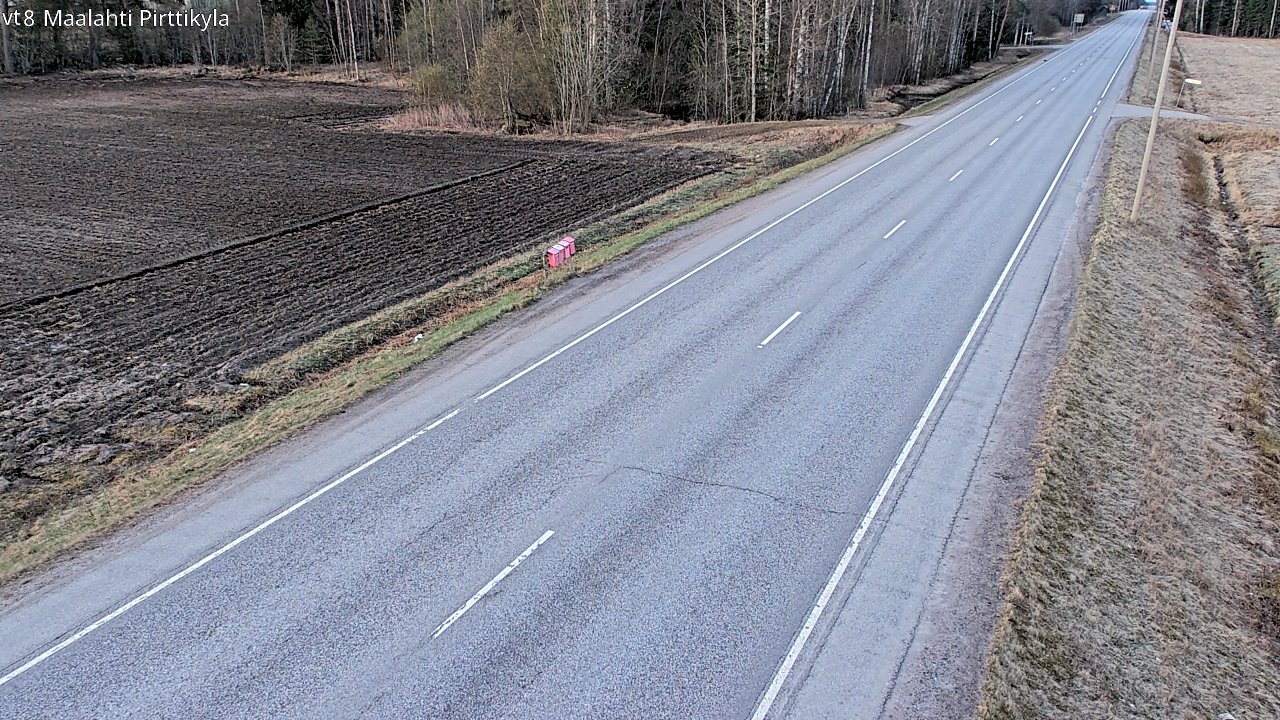 Weather Camera Image Väg 8 Malax, Pörtom, Maalahti, Pohjanmaa