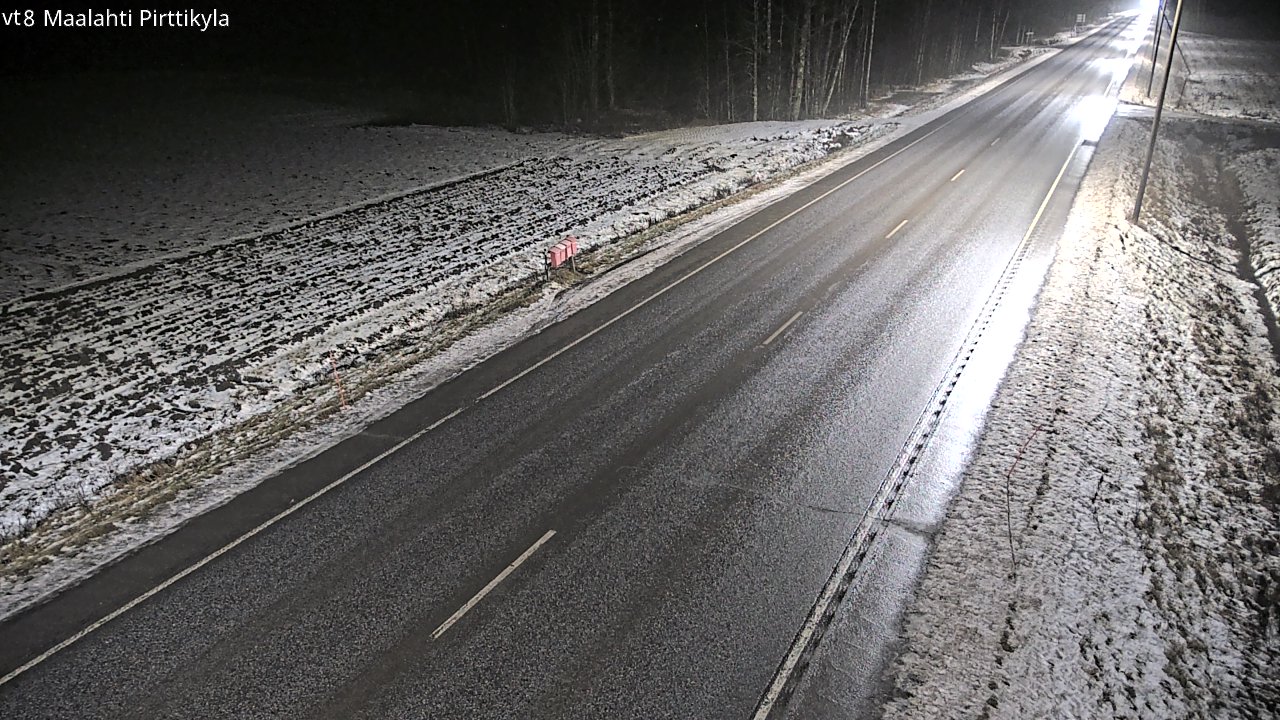 Weather Camera Image Väg 8 Malax, Pörtom, Maalahti, Pohjanmaa