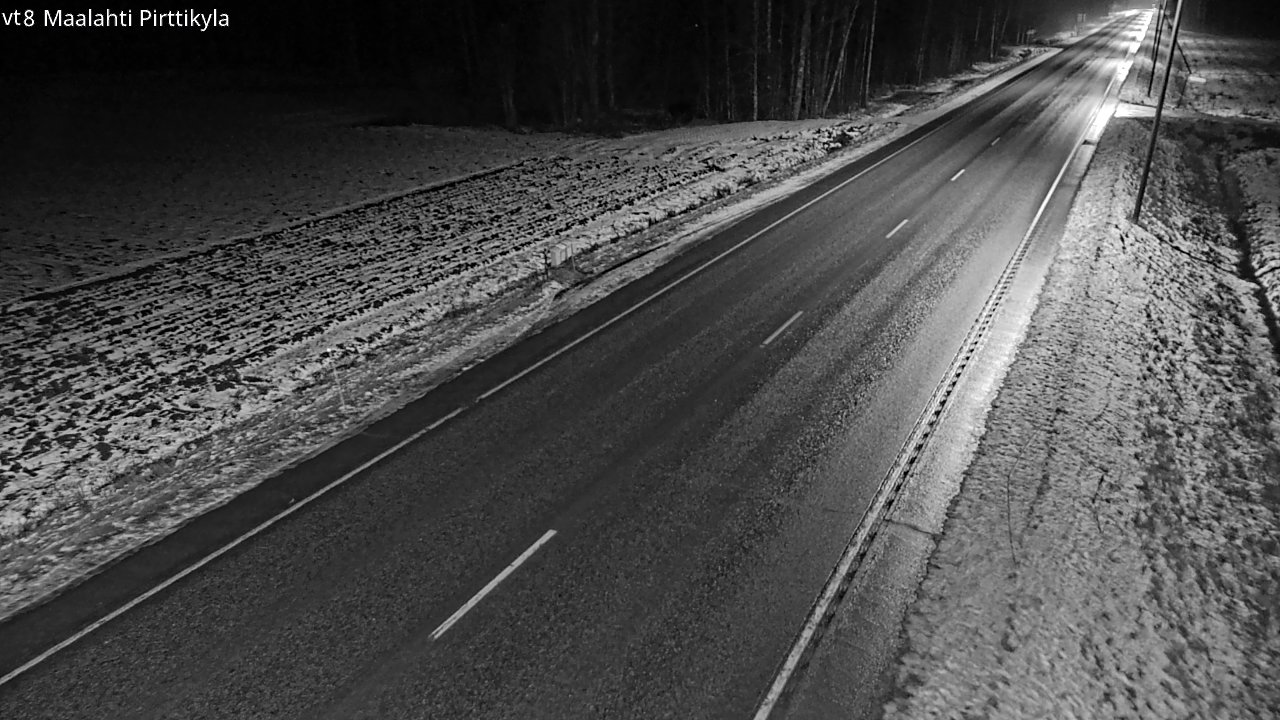 Weather Camera Image Väg 8 Malax, Pörtom, Maalahti, Pohjanmaa