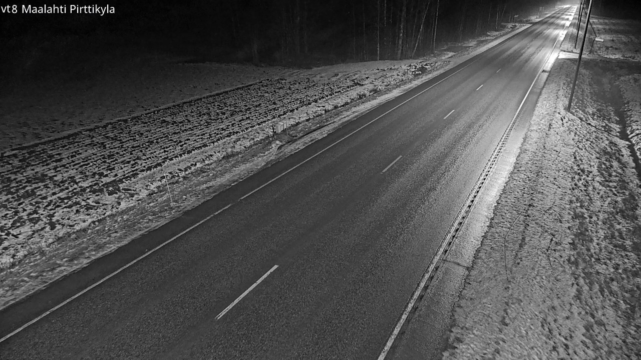 Weather Camera Image Väg 8 Malax, Pörtom, Maalahti, Pohjanmaa