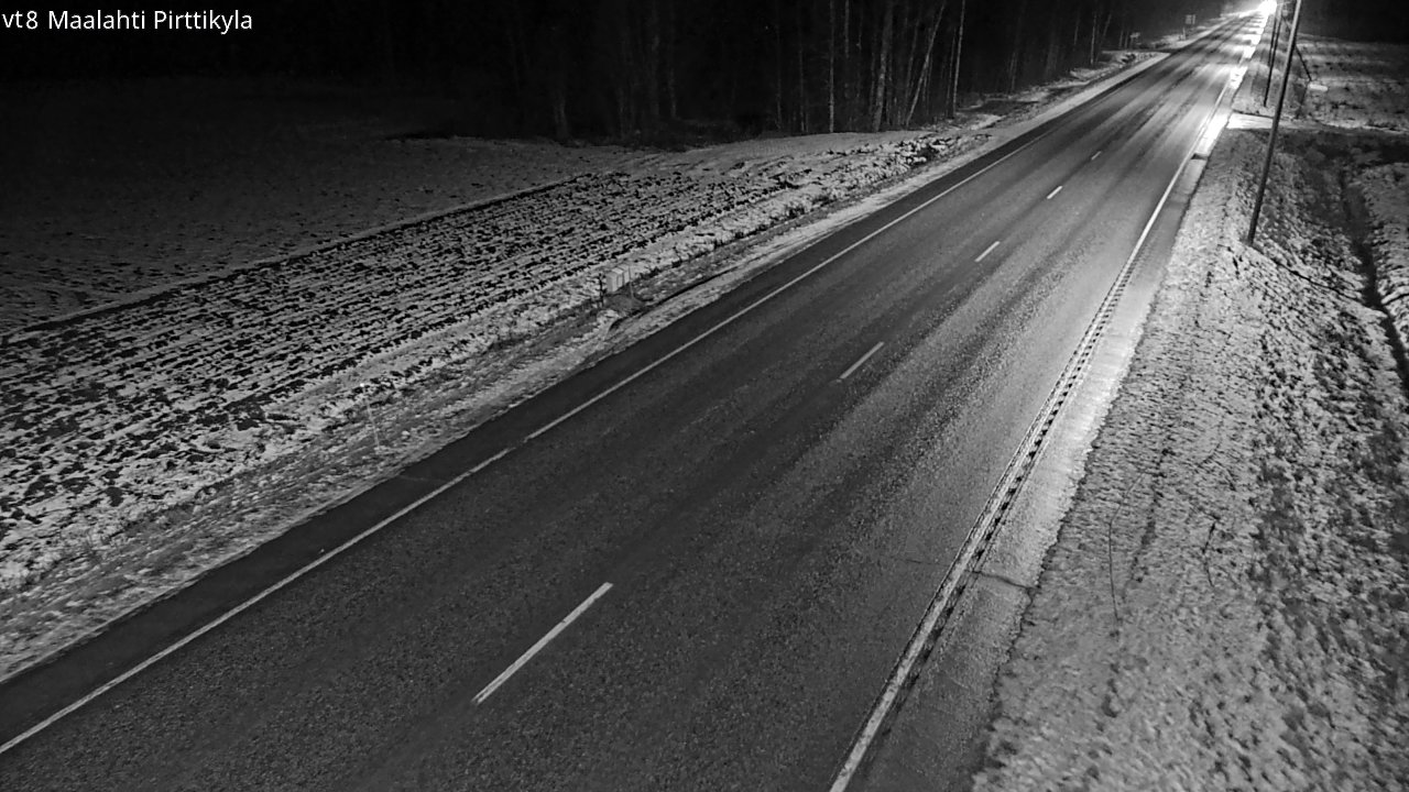 Weather Camera Image Väg 8 Malax, Pörtom, Maalahti, Pohjanmaa