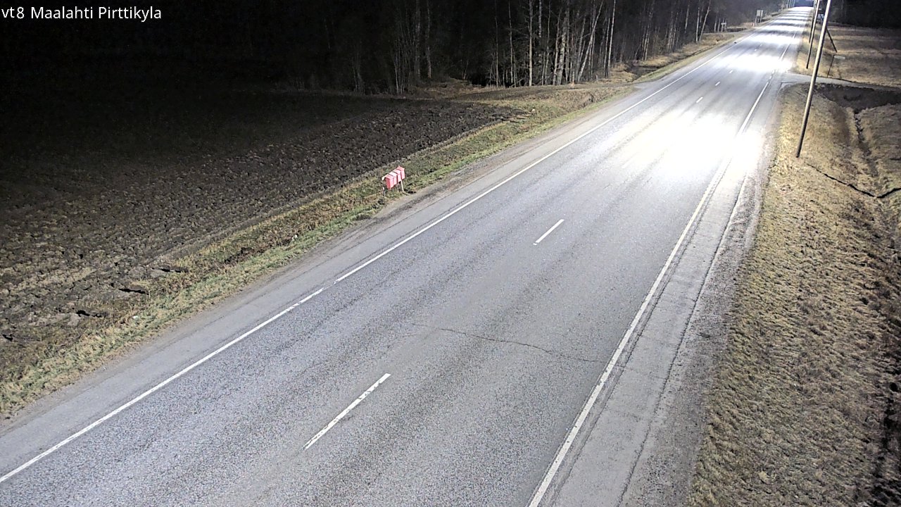 Weather Camera Image Väg 8 Malax, Pörtom, Maalahti, Pohjanmaa