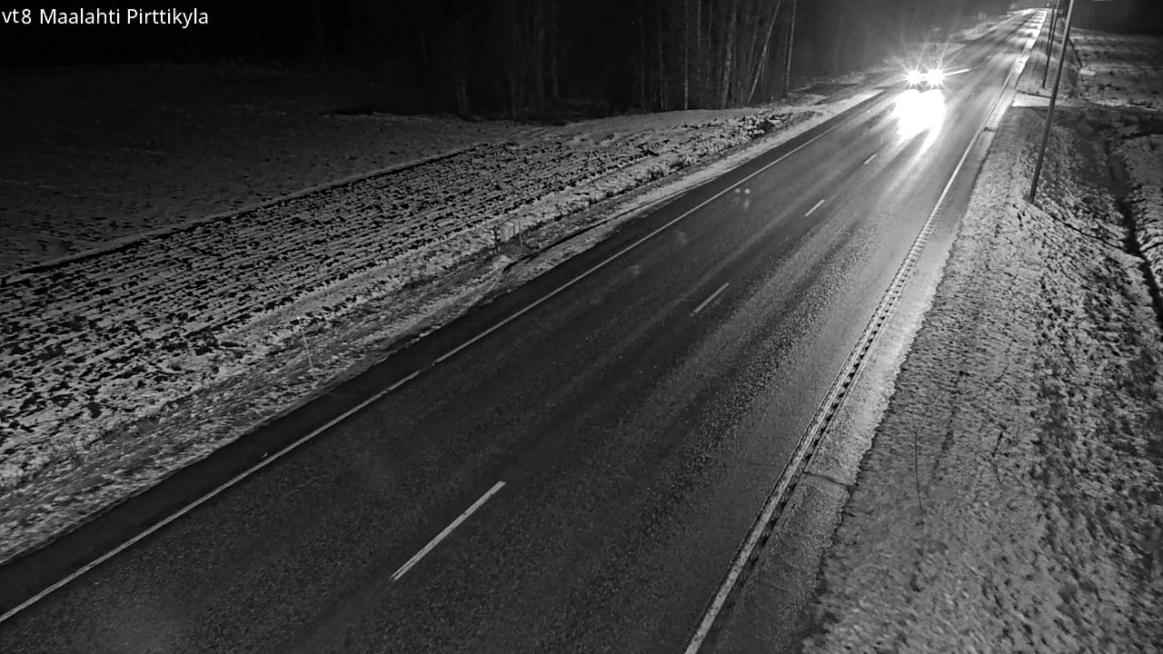 Weather Camera Image Väg 8 Malax, Pörtom, Maalahti, Pohjanmaa